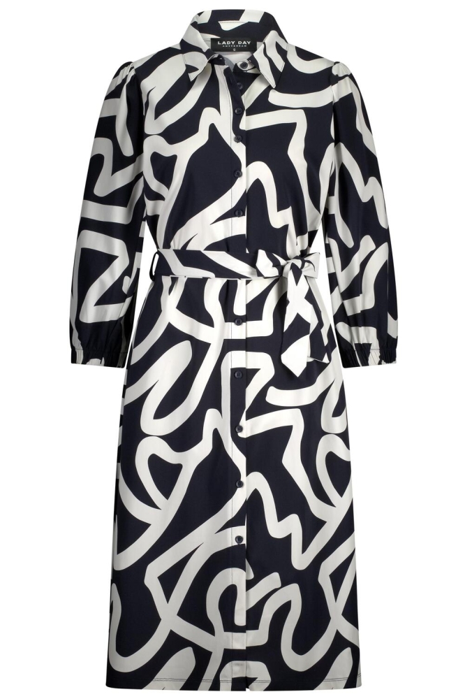 LOUISA DRESS L36 399 2432 KEITH BLUE